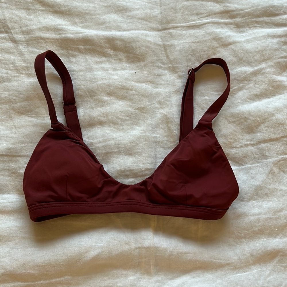 Midori Bikinis Top - Maroon
